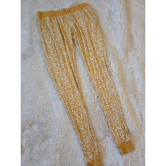 Little Sleepies Womens golden Poppies Bamboo Pajama Set size XS - Picture 2 of 6